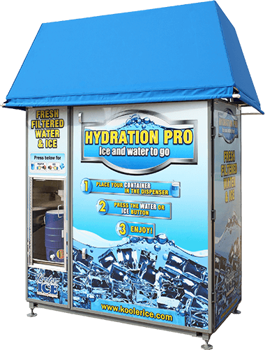 Kooler Ice HYDRATION PRO water vending machine