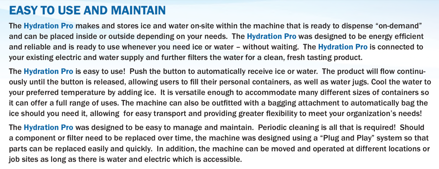 Hydration Pro Ice and Water Dispensing Machine - Kooler Ice Vending Machines  - Ice Vending Machine Business Opportunity!