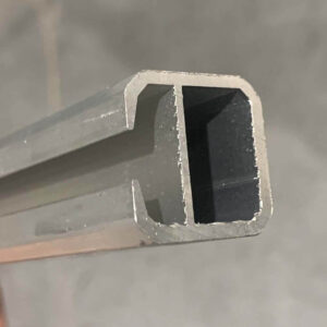 Aluminium Tube SQ 1 x 1 groove